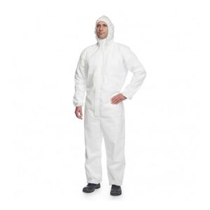 Traje de protección impermeable 55 G/m2 Blanco Talla L