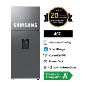 Refrigeradora Samsung RT42DG6730S9PE 407L Plata