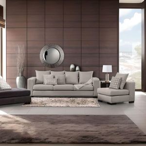 Juego de Sala New York 3-1 Beige Oscuro