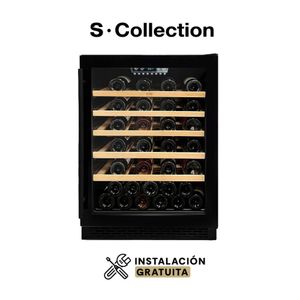 Cava de Vinos Sole S-Collection SOLVIN009 53 Botellas Negro