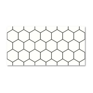 Pared Graficado Klipen Hexa White Brillo 30x60cm 1.62m2