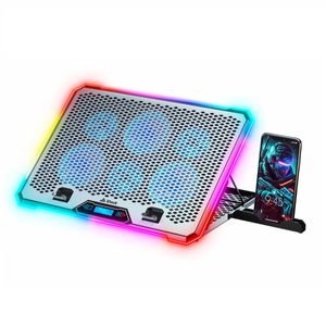 Cooler iDock Turbine II N-7 RGB con 7 Niveles y 6 Ventiladores