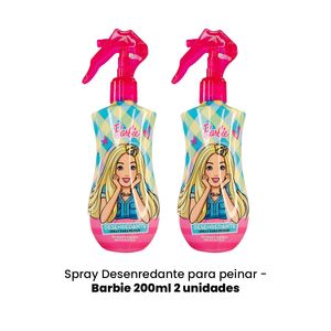Spray Desenredante para peinar Barbie 200ml 2 Unidades