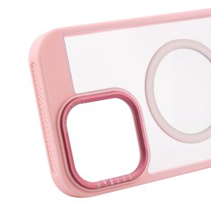 Case para iPhone 16 Pro Max, con MagSafe para carga inalámbrica, rígido, rosado