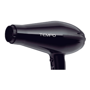 Secadora Gama Tempo Negra Ceramic Ion Profesional 2200 Watts.