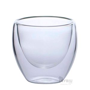 Vaso de Dos Capas Transparente Y+Stickers