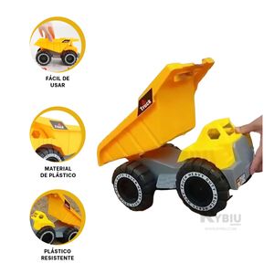 Carro Ideal para Juegos de Playa Amarillo Y+Stickers