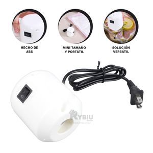 Bomba Electrico Faci Uso en Color Blanco Y+Papel de Regalo