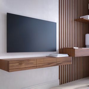 Mesa de TV Flotante 45” Paulina Ventitas Home Color Gales