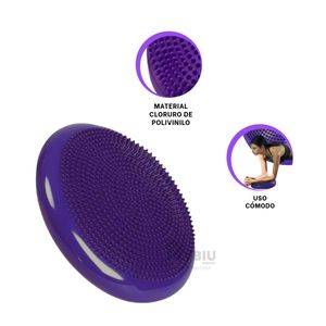 Disco para Estiramiento de Balance Morado Y+Papel de Regalo
