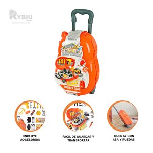 Set de Almacenamiento Herramienta Naranja Y+Papel de Regalo