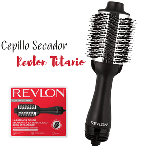 Cepillo Secador y Voluminizador Revlon Titanio - RVDR5222TLA1