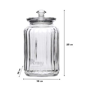 Frasco Practico y Ergonomico Transparente Y+Papel de Regalo