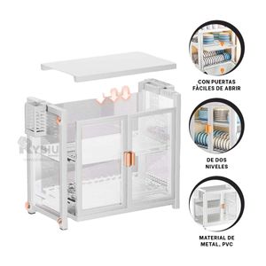 Escurridor de Utensilios en Color Blanco Y+Stickers