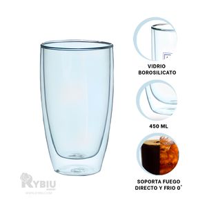 Vaso Elegante para Hogar en Transparente Y+Agendita