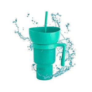 Recipiente Util y Compacto Verde Agua Y+Post-it adhesivos