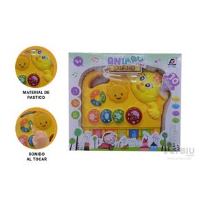 Piano de Kids de Plastico Amarillo Y+Papel de Regalo
