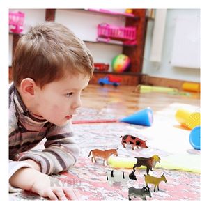 Kit de Animales Didactico en Multicolor Y+Post-it adhesivos