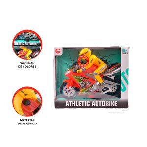 Moto Funcional para Entretener de Color Rojo Y+Stickers