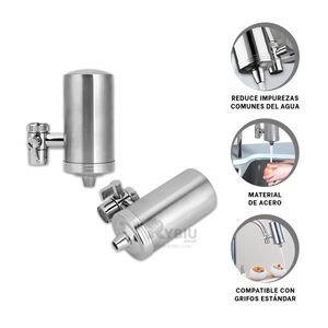 Filtro Reduce Impurezas en Color Plateado Y+Stickers