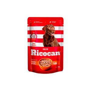 Ricocan Adulto Trocitos Pollo Pouch 100Gr X12 Un