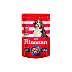 Ricocan Adulto Trocitos Cordero Pouch 100Gr X12 Un