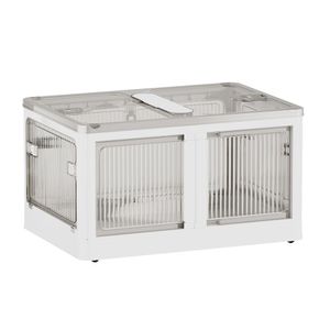 Caja plegable apilable 47x35x24cm Trend Orange