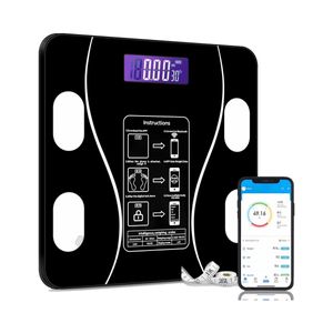 Balanza Bluetooth Digital para IOS y Android en Negro