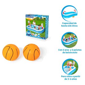 Juego Recreativo Infantil de Basketball en Pileta Y+Stickers