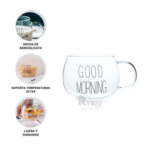 Vaso Moderno en Color Transparente Y+Post-it adhesivos