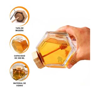 Frasco Mielero en Transparente Y+Agendita