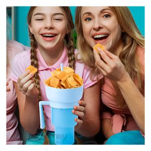 Taza para Bebidas y Dulces en Celeste Y+Post-it adhesivos