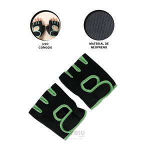 Guantes de Facil Uso Deportivos en Color Verde Y+Agendita