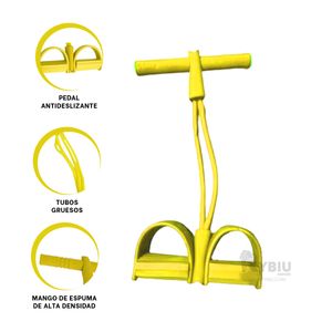Liga Elastica de Resistencia Abdominal Pull Reducer Amarillo