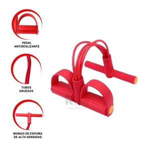 Liga Elastica de Resistencia Abdominal Pull Reducer en Rojo