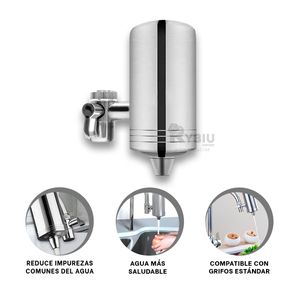 Filtro Escudo para Agua en Plateado Y+Agendita