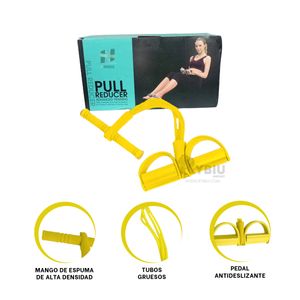 Liga Resistente para Entrenar de Color Amarillo Y+Stickers
