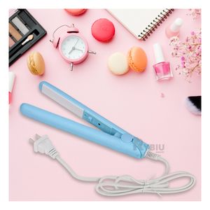 Mini Plancha de Viaje para Mujer en Celeste Y+Papel de Regalo