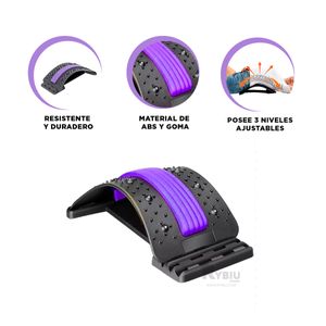 Masajeador de Cuello y Espalda Morado Y+Papel de Regalo