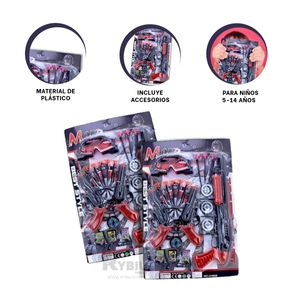 Juguete Compacto para Niños en Color Negro Y+Papel de Regalo