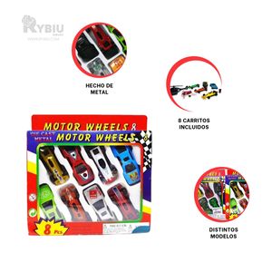 Carritos para Infantes en Tono Multicolor Y+Stickers