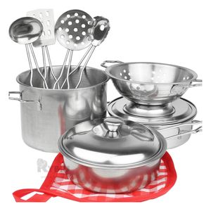 Set de Utensilios de Cocina en Acero Inoxidable Y+Agendita