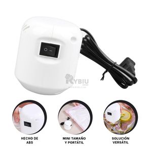 Bomba con Dispositivo Moderno Color Blanco Y+Stickers