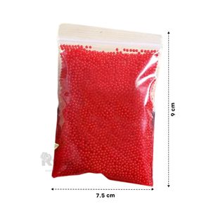 Bolsa con Unidades de Balines Color Rojo Y+Stickers