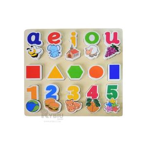 Rompecabeza para Juego Didactico en Multicolor Y+Stickers
