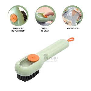 Cepillo con Dispensador Multifuncional Color Verde