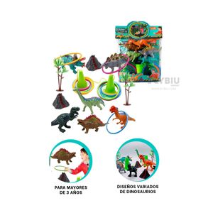 Juguete Infantil de Dino en Multicolor Y+Stickers