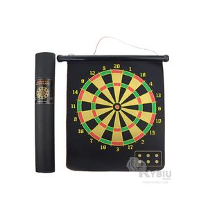 Tablero de 6 Dardos Punta Acero Multicolor Y+Papel de Regalo