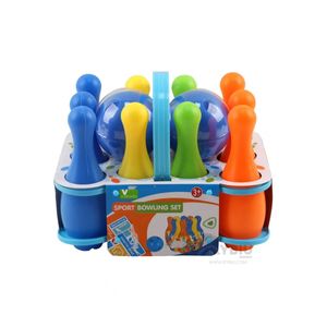 Juego de Bowling 10 Palos en Multicolor Y+Papel de Regalo