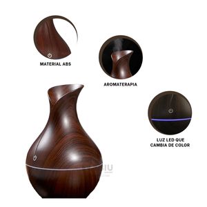 Difusor de Aromas en Tono Madera Oscuro